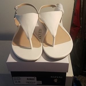 Alfani White Sandals